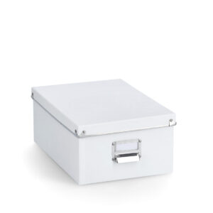 Boxen-Set, 5-tlg., Pappe, weiß