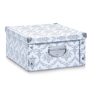 Aufbewahrungsbox "Vintage", Pappe, weiß