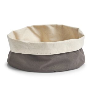 Brotbeutel, Baumwolle,  taupe/creme