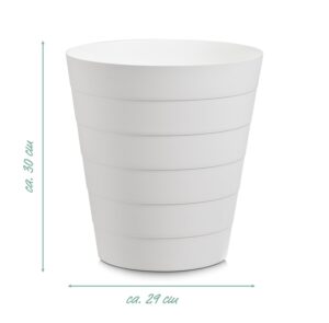 Abfalleimer, 13,5 ltr., Kunststoff, weiß