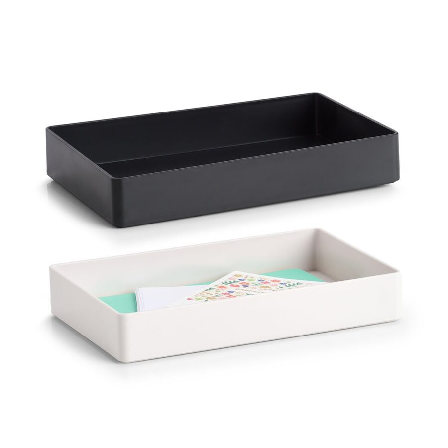 Utensilien-Organizer, Kunststoff, grau