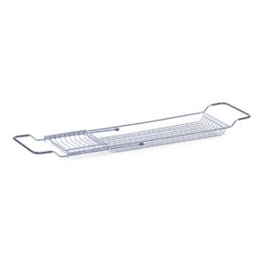 Badewannenablage, ausziehbar, Metall verchromt