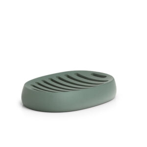 Seifenschale "Modern", Polyresin, salbei