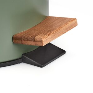 Kosmetikeimer, 3 ltr., Metall/Bambus/Kunststoff,