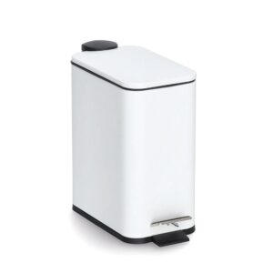 Treteimer m. Soft Close, 5 ltr, Metall/Kunststoff,