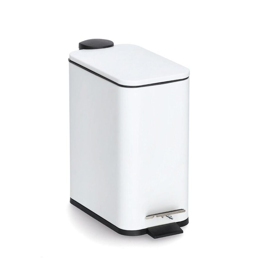 Treteimer m. Soft Close, 5 ltr, Metall/Kunststoff,