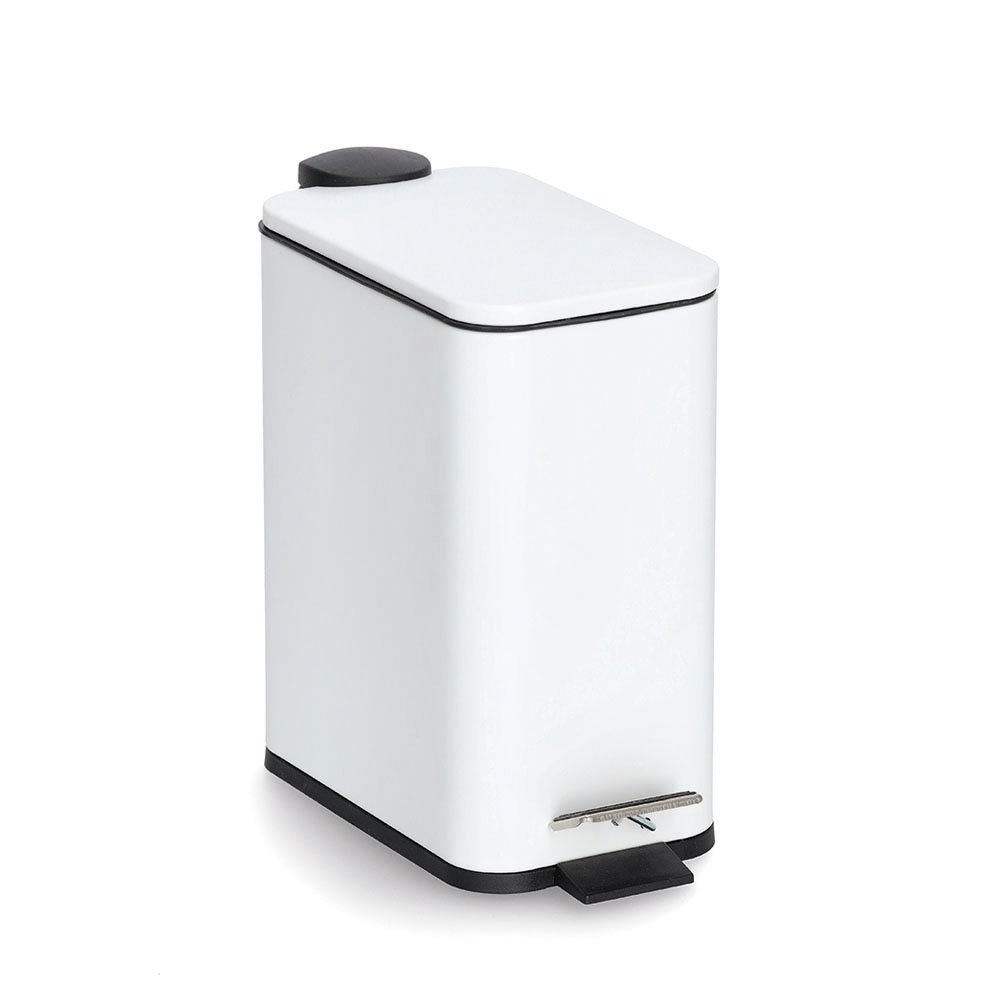 Treteimer m. Soft Close, 5 ltr, Metall/Kunststoff,