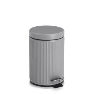 Kosmetikeimer, 3 Liter, Metall/Kunststoff, grau