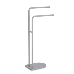 Handtuchhalter, Metall, grau