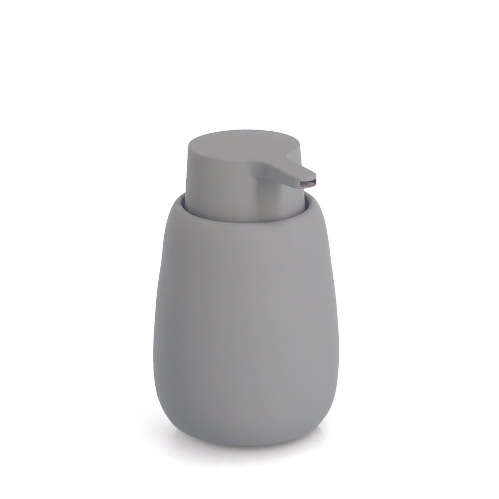 Seifenspender, Keramik, grau