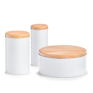 Vorratsdose "Scandi", 2000 ml, Metall, weiß