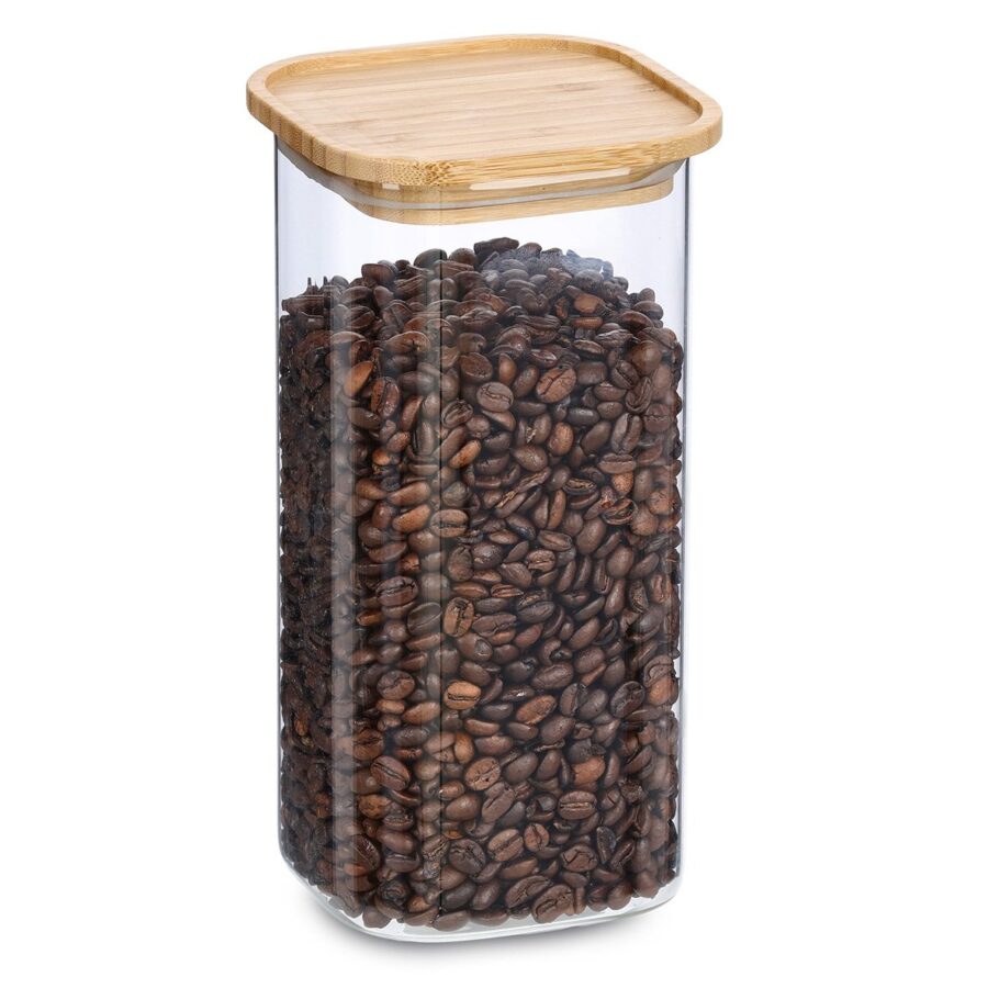 Vorratsglas m. Bambusdeckel, 1600 ml