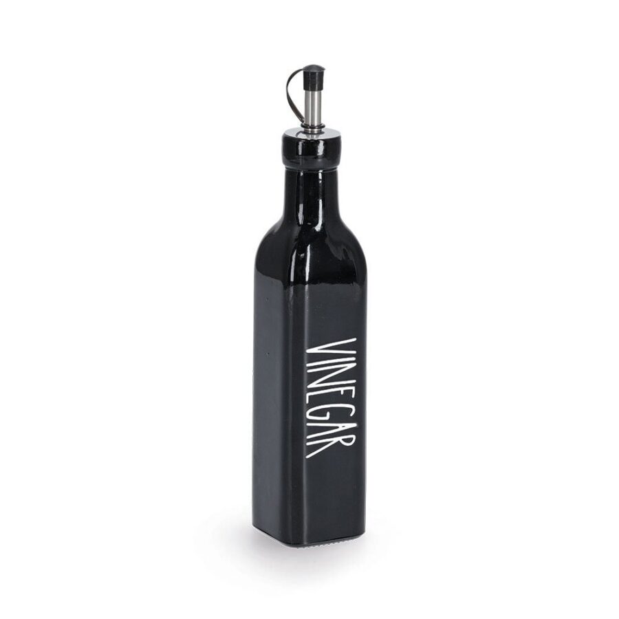 Essigflasche "Vinegar", 270 ml, Glas/Edelstahl,