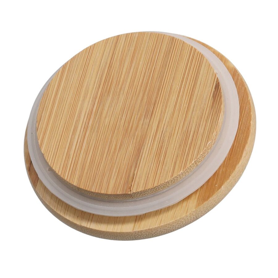 Gewürzdose m. Bambusdeckel, 290 ml, Keramik,