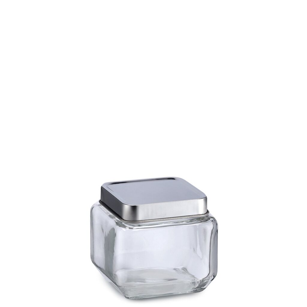 Vorratsglas m. Edelstahldeckel, 700 ml