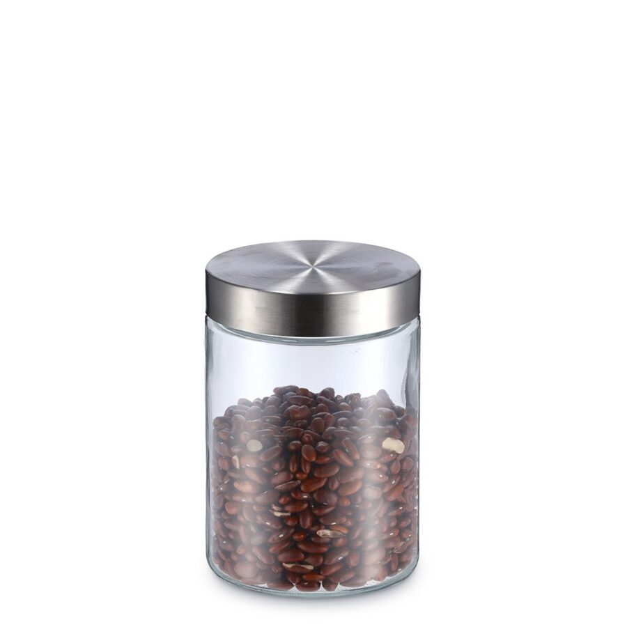 Vorratsglas m. Edelstahldeckel, 1100 ml