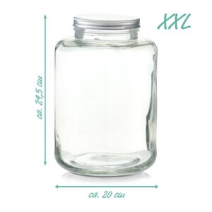 Vorratsglas m. Metalldeckel, 7000 ml