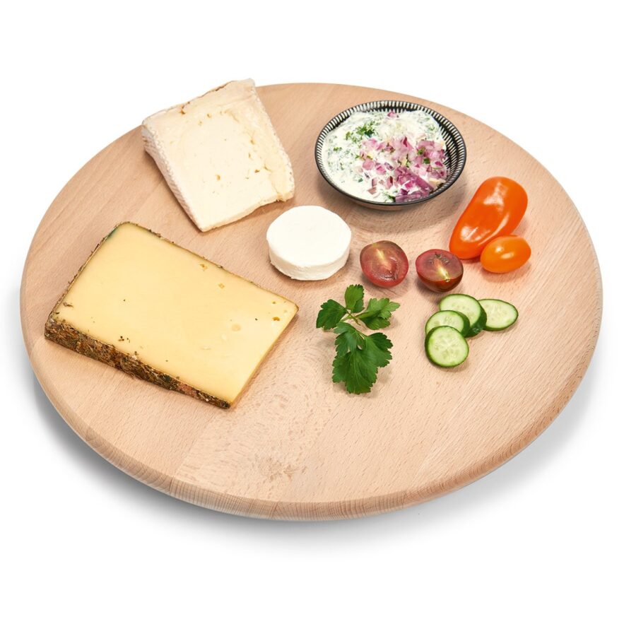 Dreh-/Servierplatte, Buche