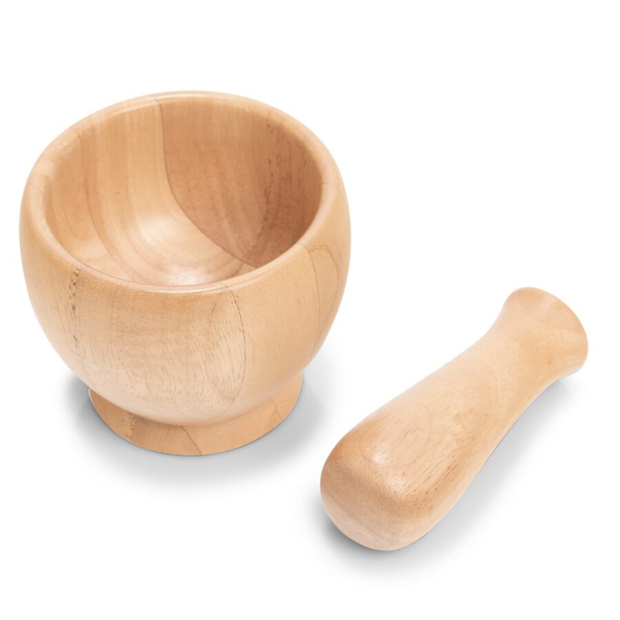 Mörser & Stößel-Set, Gummibaum