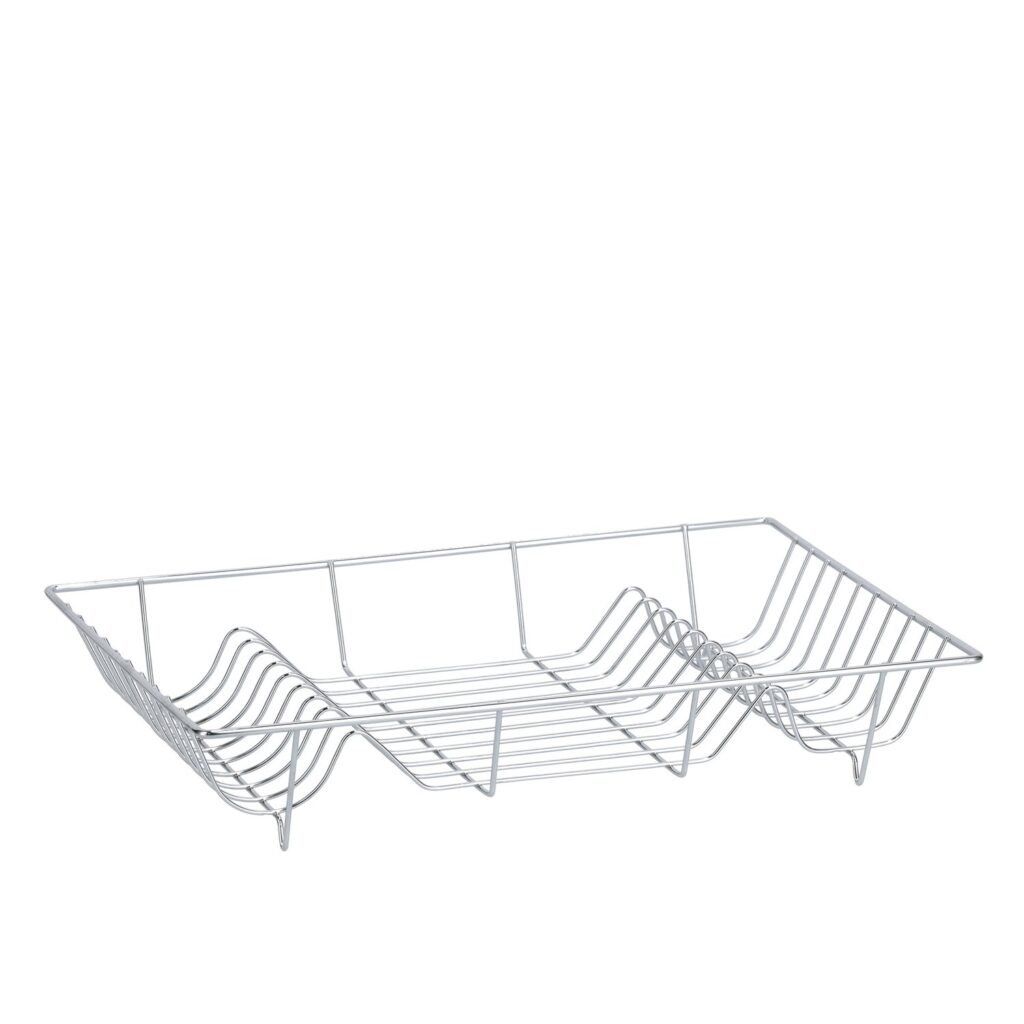 Geschirrabtropfständer, Metall verchromt