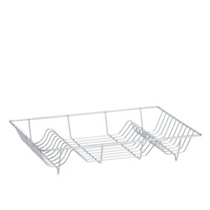 Geschirrabtropfständer, Metall verchromt