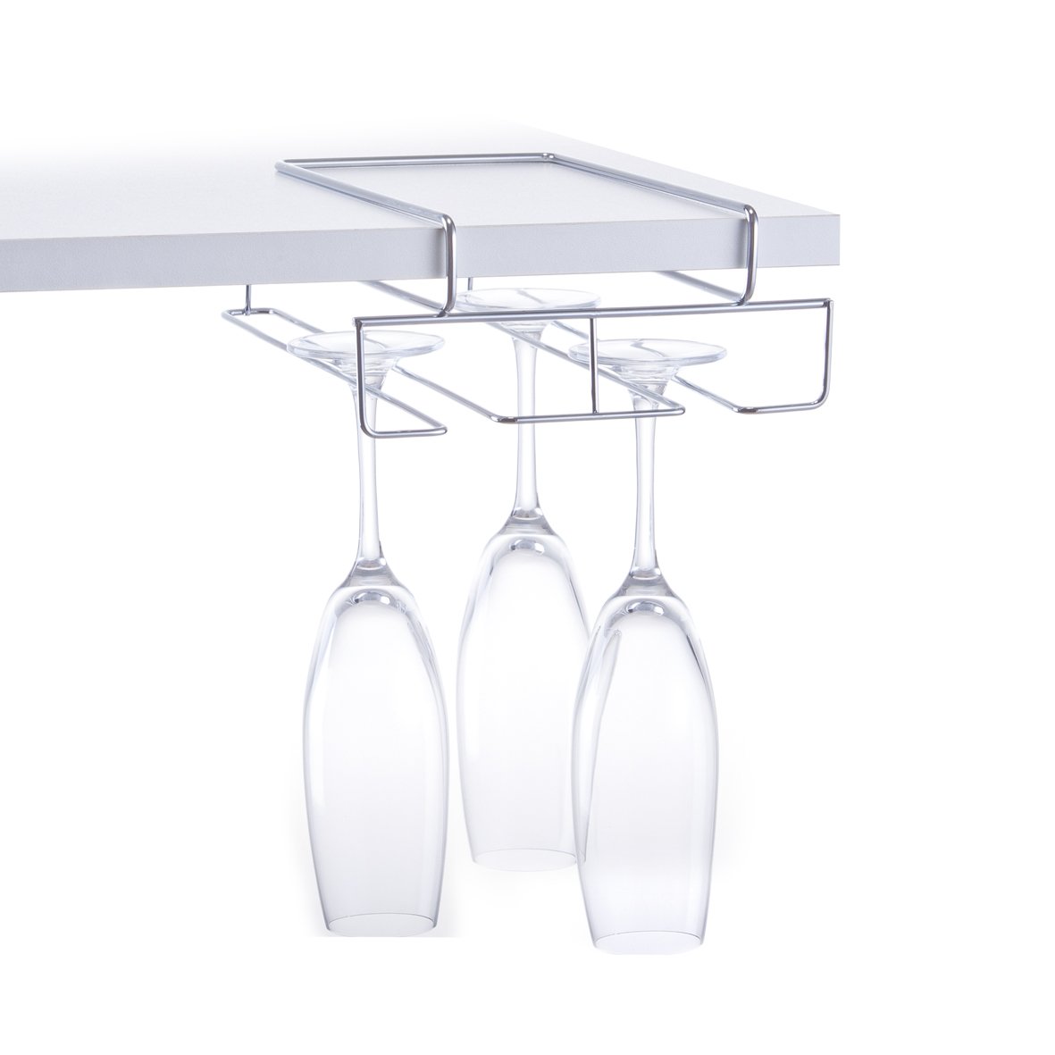 Gläserhalter, Metall verchromt
