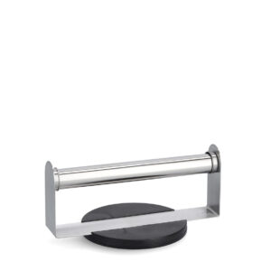 Küchenrollenhalter, Edelstahl/Kunststoff, schwarz