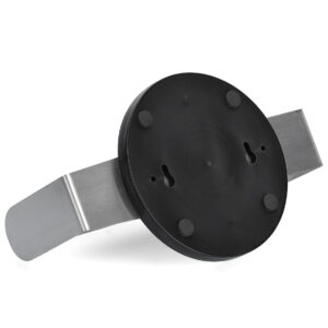 Küchenrollenhalter, Edelstahl/Kunststoff, schwarz