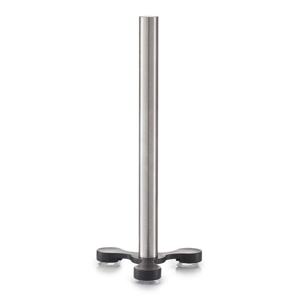 Küchenrollenhalter m. Saugnäpfen, Edelstahl/