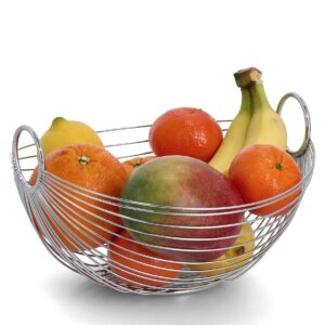 Obstkorb, metall verchromt