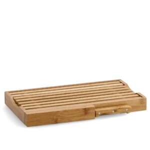 Brot-Schneidebrett m. Messer, Bambus