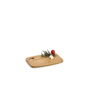 Schneidebrett m. Griffloch, Bambus