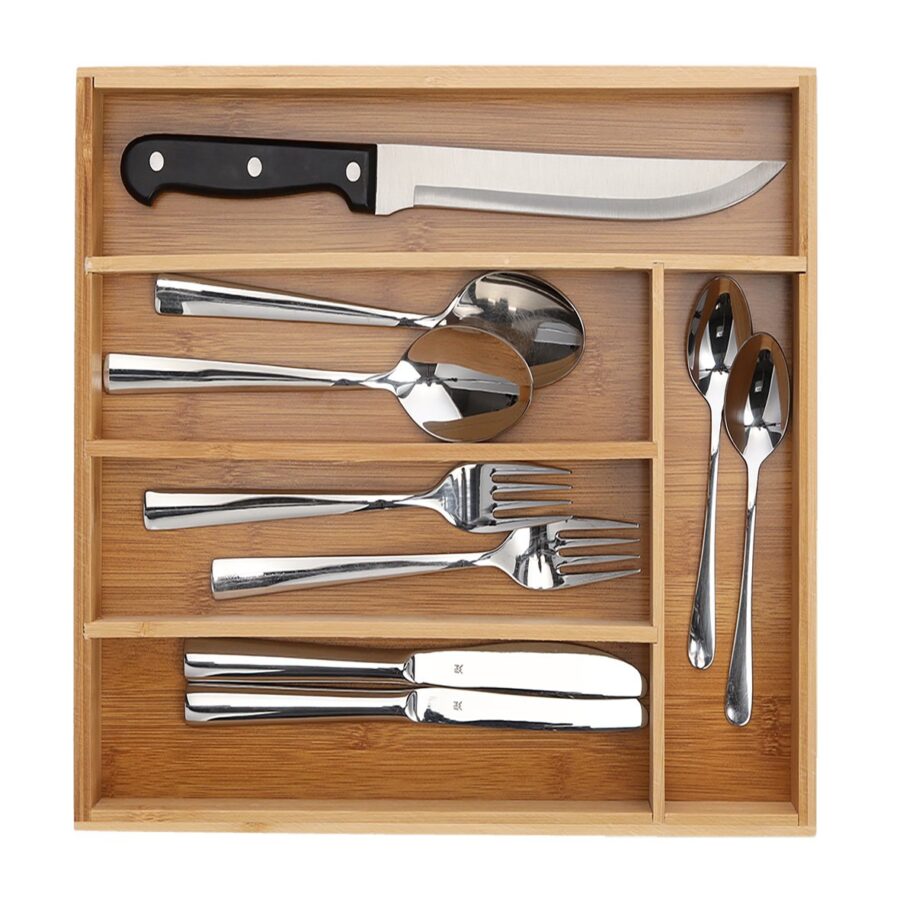 Besteckkasten, Bambus/MDF