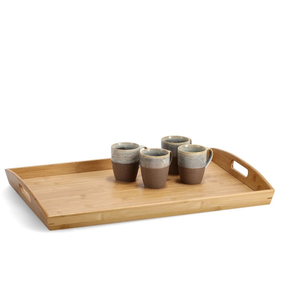 Serviertablett, Bambus