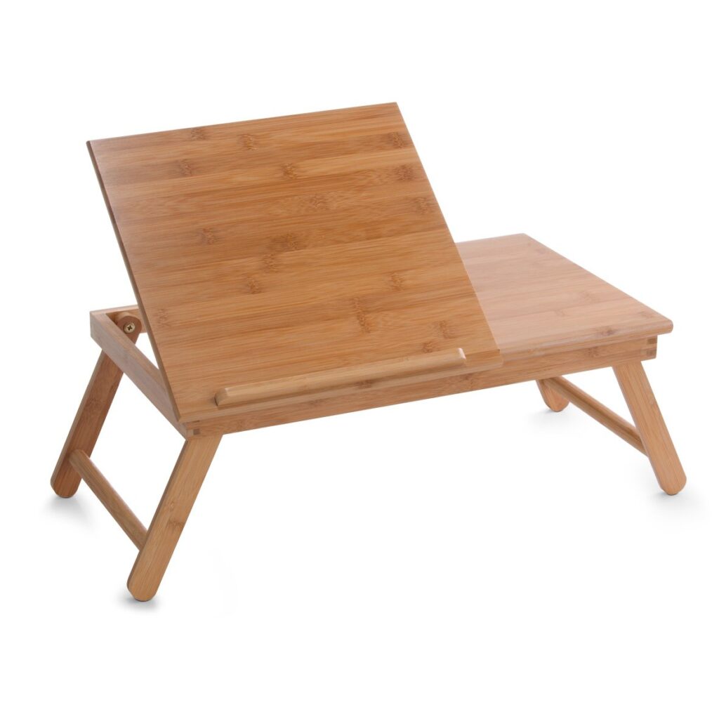 Betttablett m. Leseklappe, Bambus