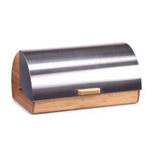 Brotkasten, Bambus/Edelstahl