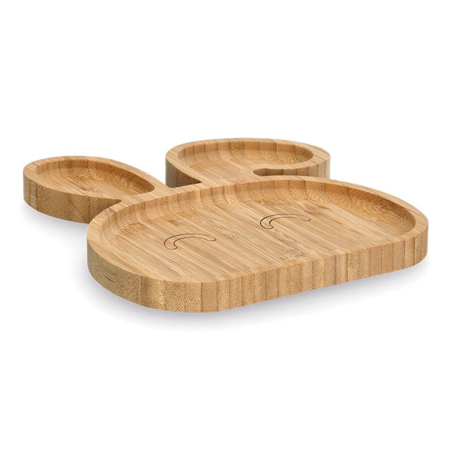 Snackteller "Hase", Bambus