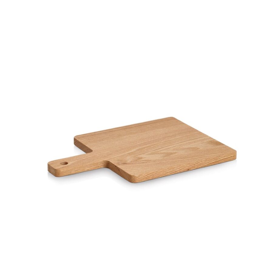 Schneide-/Servierbrett mit Griff, Eiche