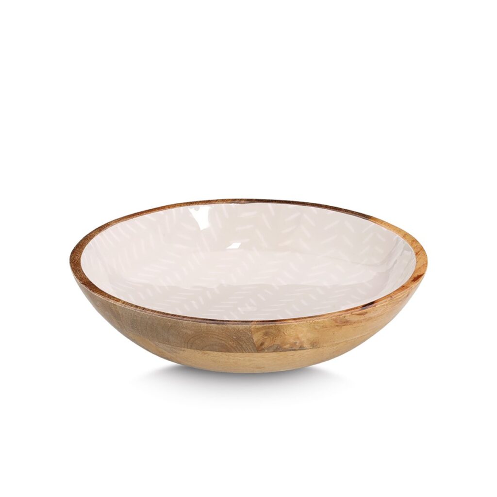 Schale, Mangoholz, beige