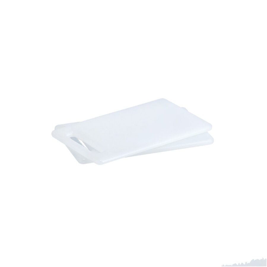 Schneidebrettchen-Set, 2-tlg., Kunststoff, weiß