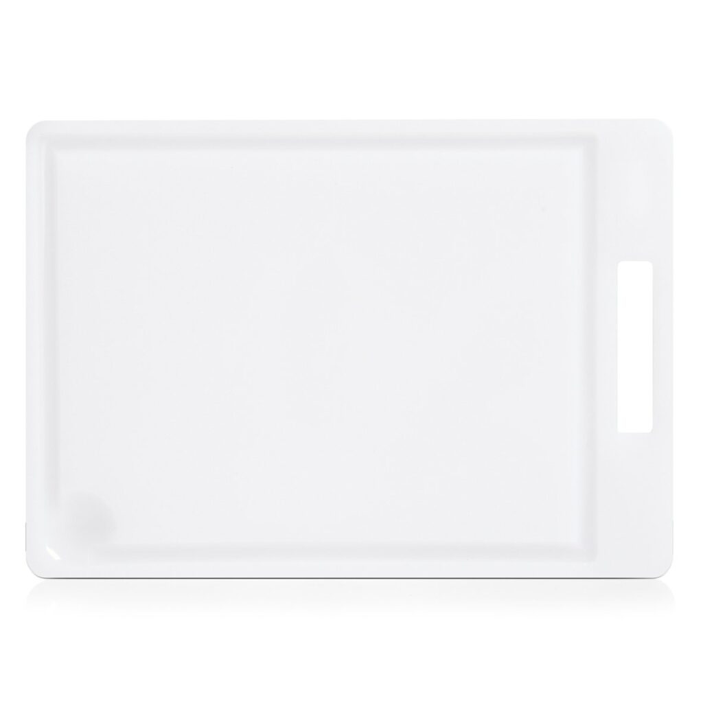Schneidebrett, Kunststoff, weiß
