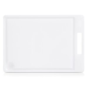 Schneidebrett, Kunststoff, weiß