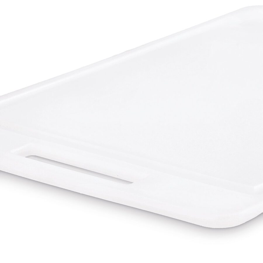 Schneidebrett, Kunststoff, weiß