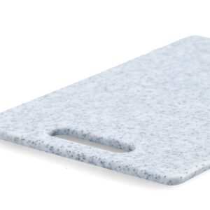 Schneidebrett "Granitoptik", Kunststoff, hellgrau