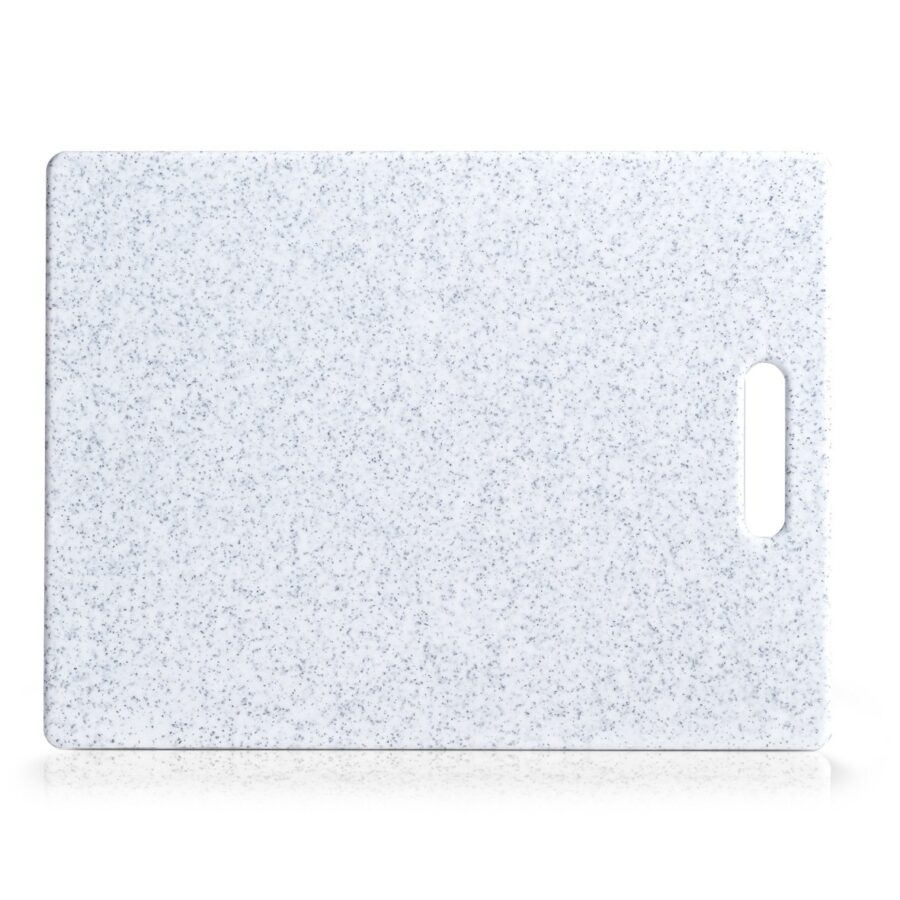 Schneidebrett "Granitoptik", Kunststoff, hellgrau