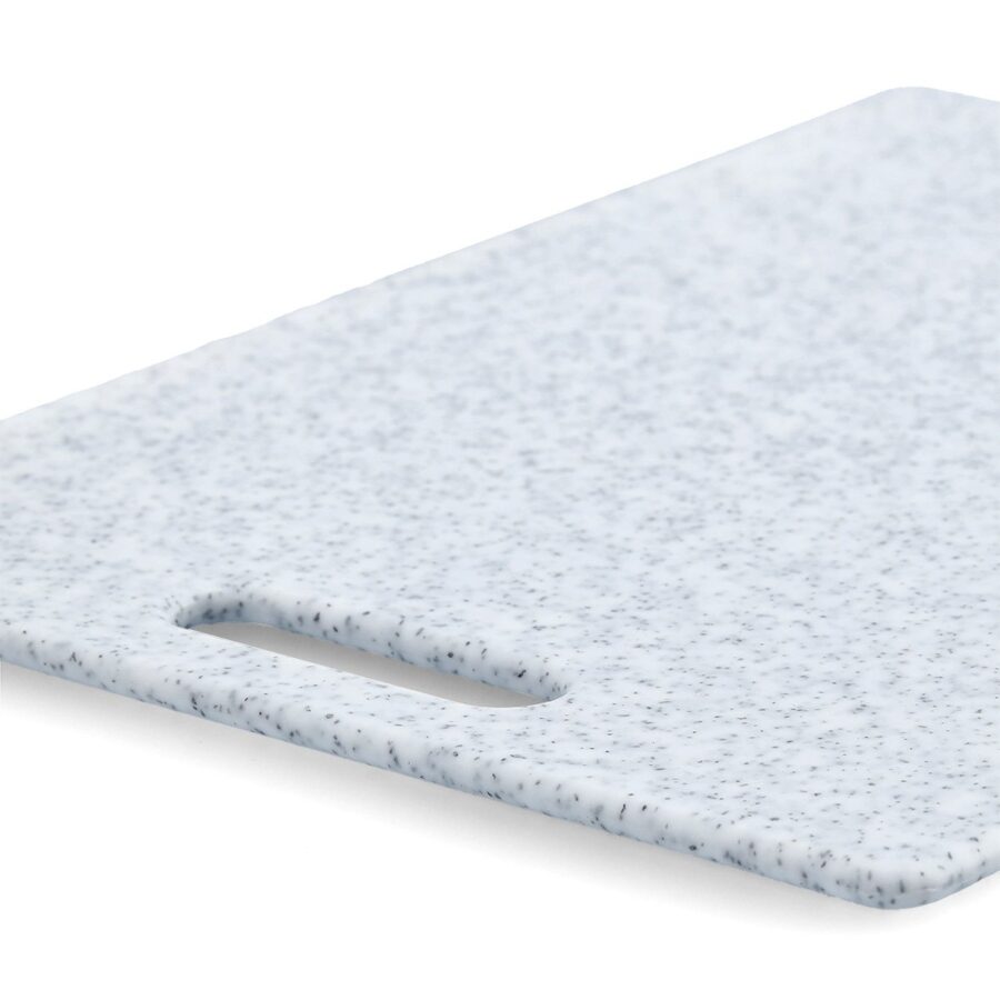Schneidebrett "Granitoptik", Kunststoff, hellgrau