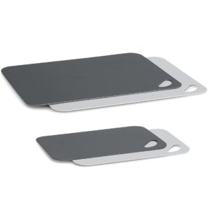 Schneidematten-Set, 2-tlg. Kunststoff, anthrazit/
