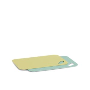 Schneidematten-Set, 2-tlg. Kunststoff, limone/mint