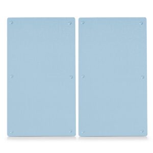 Herdabdeck-/Schneideplatten-Set, 2-tlg, Glas