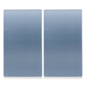 Herdabdeck-/Schneideplatten-Set "Metall", 2-tlg.,